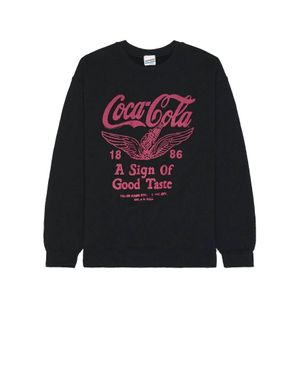 Junk Food Serena Coca Cola Crewneck Sweatshirt - Black