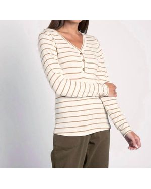 Thread & Supply Frankie Long Sleeve Top - Natural