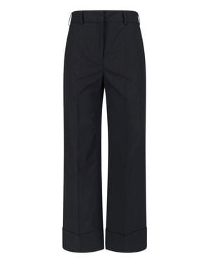 Incotex Tailored Straight-Leg Stretch Pants - Blue