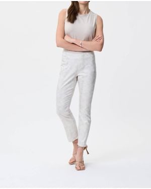 Joseph Ribkoff Straight Leg High-Rise Pant - White