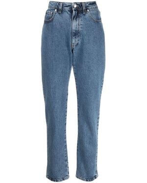 Bally Five-Pocket Cotton Denim Jeans - Blue