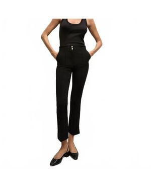 Veronica Beard Kean Slim Leg Pant - Black