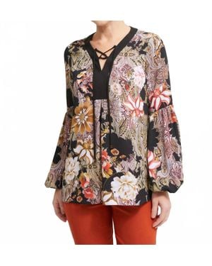 Joseph Ribkoff Georgette Blouse - Black