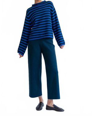 DEMYLEE Dylan Stripe Sweater - Blue