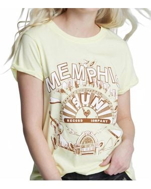 Recycled Karma Sun Records Memphis Tee - Brown