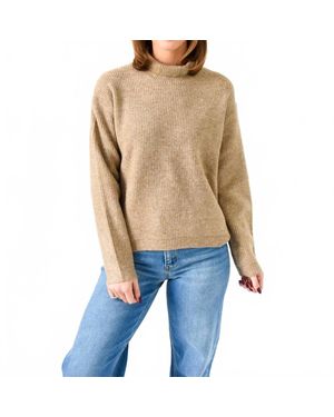 Karlie Turtleneck Long Sleeve Sweater - Blue