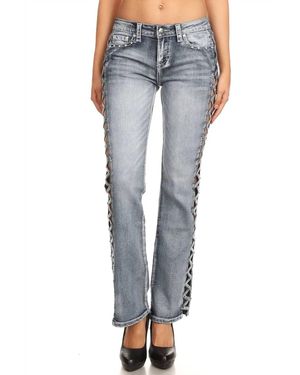Bus Stop Flashy Sexy Jeans - Blue