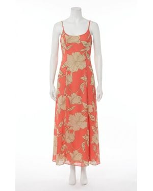 Z Supply Charisma Bloom Midi Dress - Red