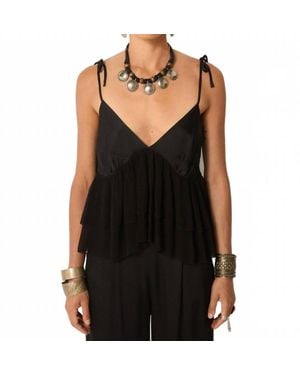MAISON HOTEL Delune Sleeveless Blouse - Black