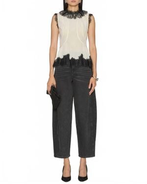 Ulla Johnson Bette Cape Sleeve Top - Black