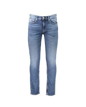 Calvin Klein Blue Cotton Jeans & Pant
