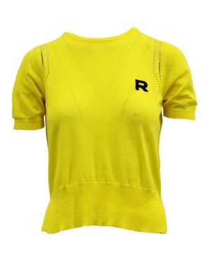 Rochas Knitted T-Shirt - Yellow