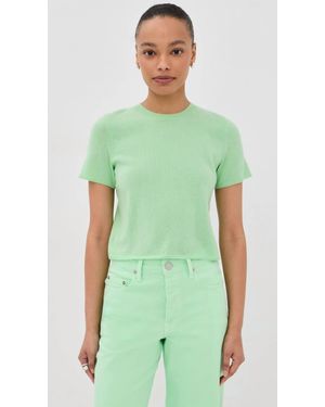 SABLYN Charleston Relaxed Crewneck Tee - Green
