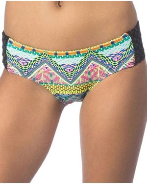 Hobie Macrame Hipster Bikini Bottom - Blue