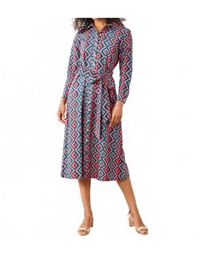 Printfresh Manaco Dress - Purple