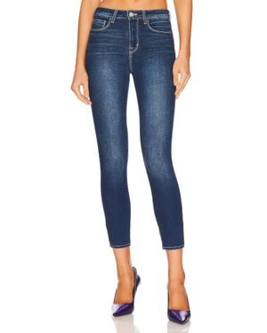 L'Agence Margot High Rise Skinny Jeans - Blue