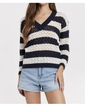Another Love Alani Striped Sweater - Blue