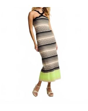 Lisa Todd Summer Sway Sweater Dress - Metallic