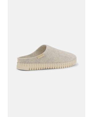 Ilse Jacobsen Tulip Flat Slipper Loafer - White