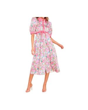 Alden Adair Taylor Dress - Red