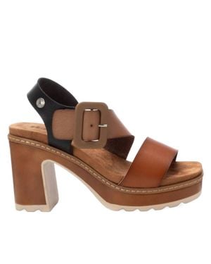 Xti Refresh Sandals With Block Heel - Brown