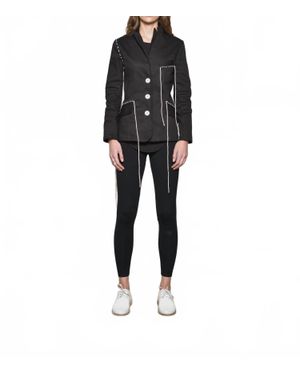 Simply Mila Baste Stitch Jacket - Black