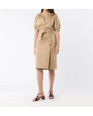ANN MASHBURN Kira Wrap Skirt - Natural