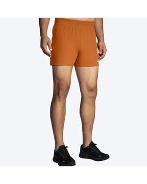 Brooks Sherpa 5" Short - Brown
