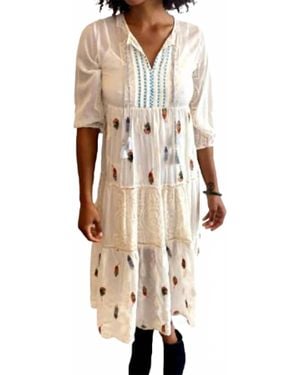 Johnny Was Stephanie Cleo Dress - Natural