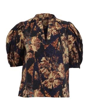 Ulla Johnson V-Neck Blouse - Black