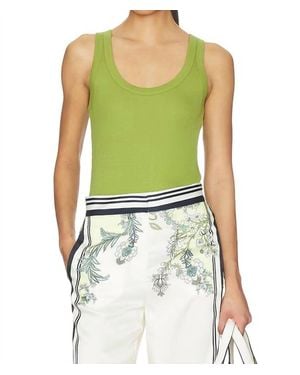 Veronica Beard Birke Tank - Green