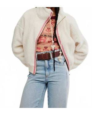 Free People Alpine Sherpa Jacket - Blue