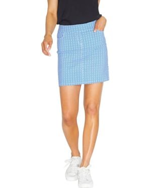 Slimsation By Multiples Thankful & Blessed Skort - Blue