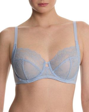 Natori Statement Supportive Lace Bra - Blue