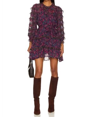Cleobella Rosalia Mini Dress - Purple