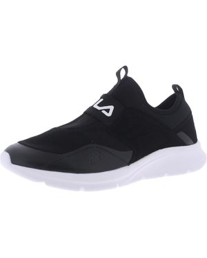 Fila Accolade Evo Fitness Laceless Running Shoes - Black