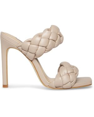 Steve Madden Kenley Square Toe Dress Sandals - White