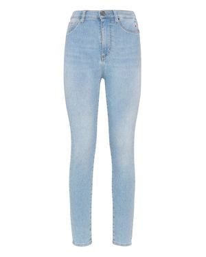 Philipp Plein Super High Waist Jeggings - Blue