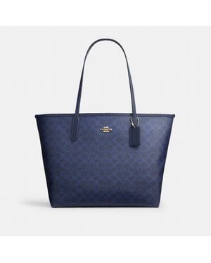 COACH City Tote Bag - Blue