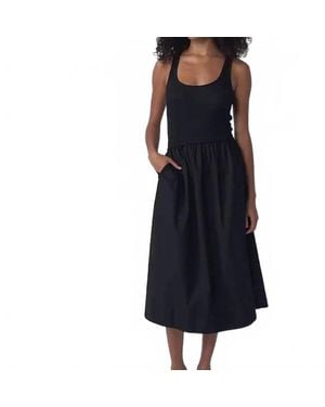 Nation Ltd Sadelle Midi Dress - Blue