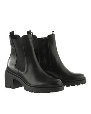 Högl Thea Leather Block Heel Boots - Black