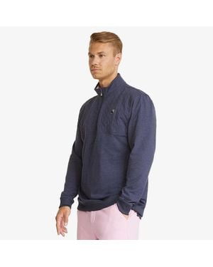 PUMA X Arnold Palmer Cloudspun Castle Sweater Quarter Zip Golf Jzz427 - Blue