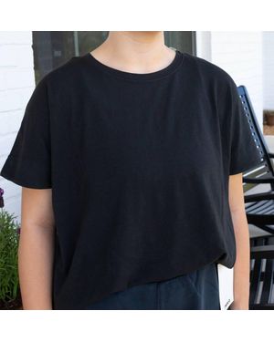 Mono B Favorite Fit Slouchy Athletic Top - Blue