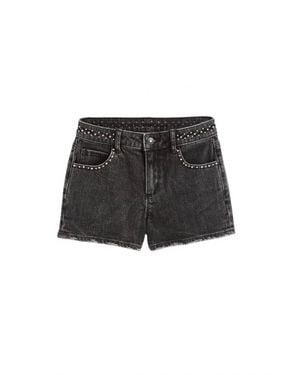 Tractr Girl's Waistband High Rise Short - Black
