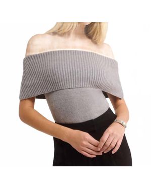 Rumored Fairfield Foldover Top - Gray
