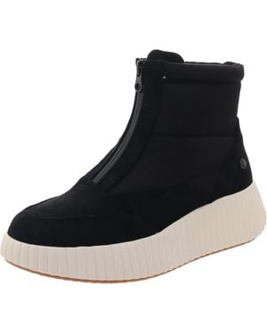 White Mountain Downtown Zipper Made Booties - Black