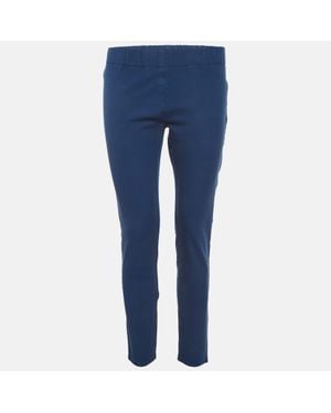 JOSEPH Stretch Gabardine Leggings - Blue