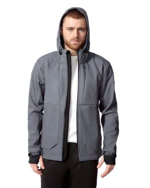 Alpine North Tofino Fleece Lined Softshell Windbreaker, Dark - Blue