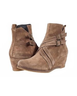 Eric Michael Wayne Queen Wedge Bootie - Brown
