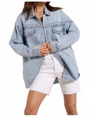 Pistola Mandy Stud Jacket - Blue